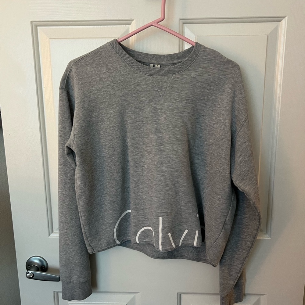 Calvin Klein Gray Sweatshirt